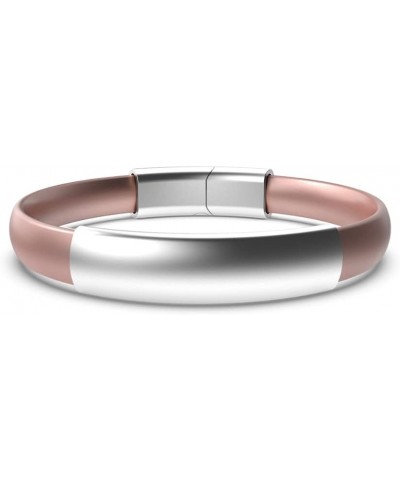 Elements MOD Silicone Bracelet - 4.25mm, 0.25mm Thick - Polished Clasp & Sleeve Rose X-Large $21.59 Bracelets