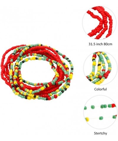 Waist Beads Body Chain for Women Colorful Stretchy African Waist Bead Body Jewelry one size: Length 31.5 Inch(80cm) Style05-c...