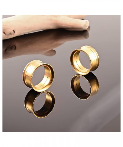 DIY Ear Gauges Hypoallergenic Saddle Ear Hangers Plugs Tunnels 316 Stainless Steel Ear Expander Stretchers Piercing Body Jewe...