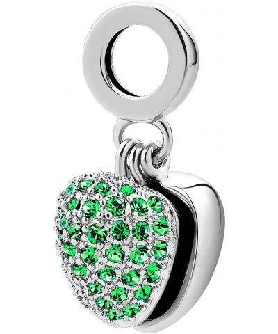 I Love You Heart Charm Dangle Bead for European Bracelet Necklace Green $8.84 Bracelets