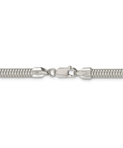 Solid 925 Sterling Silver 5mm Round Snake Chain Necklace - with Secure Lobster Lock Clasp 18.0 Inches $85.56 Necklaces