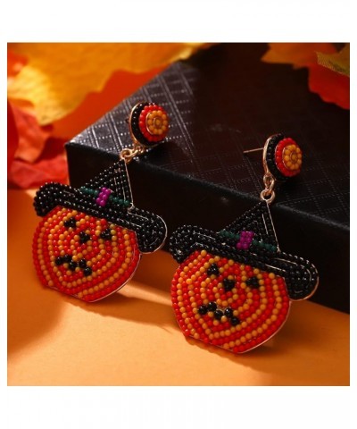 Halloween Earrings for Women Spider Pumpkin Drop Dangle Earrings Gothic Costume Party Earrings Holiday Festive Jewelry Gifts ...