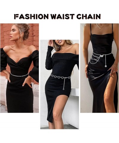 Jeans Chains Belly Waist Chain Sexy Belt Pants Chain Silver Gold Plated Body Chain for Women Mental Butterfly Heart Pocket Wa...