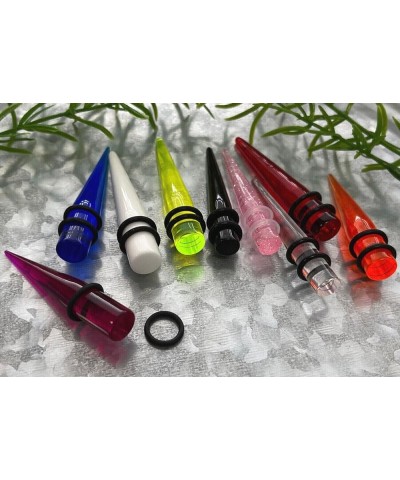 PAIR of Acrylic Expansion Tapers Ear Expander Plugs Gauges 14g thru 1" available! Clear - 12g (2mm) $10.41 Body Jewelry