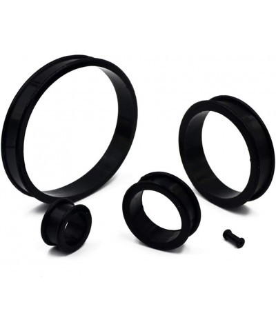 Pair Supersize Flexible Silicone Double Flared Ear Tunnel Plug Ear Piercing Flesh Tunnel Ear Gauge Expander Stretchers Pierci...