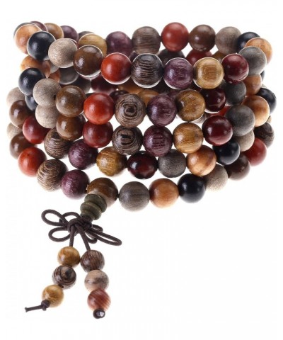 Unisex 108 Natural Wood 6mm 8mm Beads Bracelet Buddhist Rosary Mala Necklace(8mm Sandalwood Duobao) 8mm Sandalwood Duobao $9....