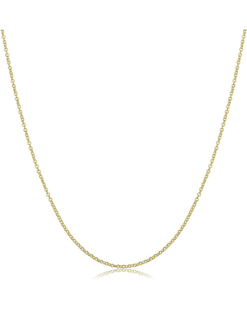 14k Gold 1.2 mm Round Cable Chain Necklace (16, 18, 20, 22, 24 or 30 inch) 24 Inches $48.75 Necklaces