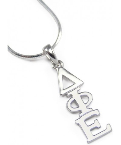 Delta Phi Epsilon Sterling Silver Lavaliere 16.0 Inches $15.68 Pendants