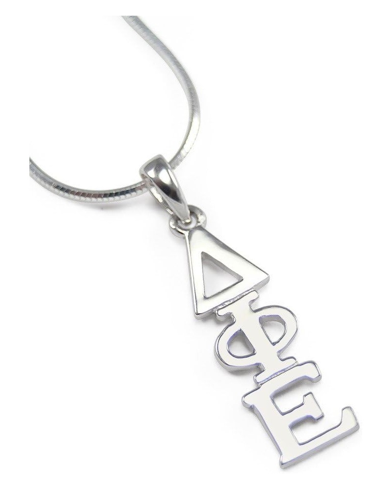 Delta Phi Epsilon Sterling Silver Lavaliere 16.0 Inches $15.68 Pendants