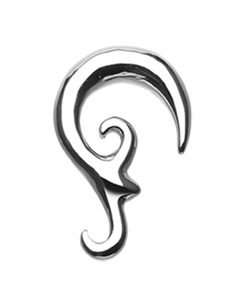 The Pirate's Hook Steel Ear Gauge Spiral Hanging WildKlass Taper 8 GA (3.2mm) $11.75 Body Jewelry