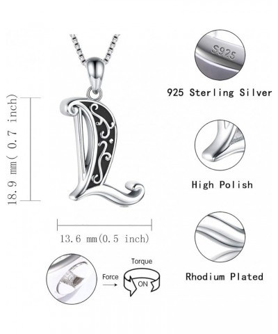 Initial Letter Urn Necklace for Women: 925 Sterling Silver Human Ashes Holder Pendant Keepsake Memorial Urn Necklace Crematio...