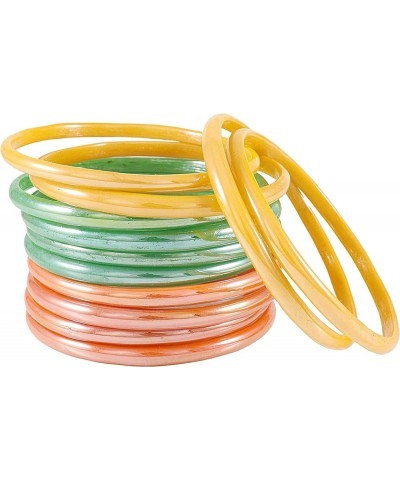 Newmakeinindia Multicolor Glass Pack Of 24 Bangle Set For Women 2.8 Inches Multicolor_2 $15.75 Bracelets