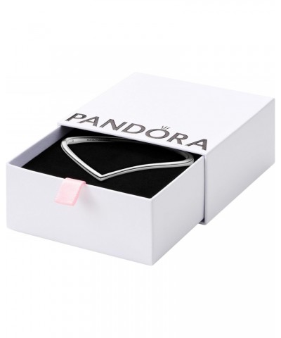 Jewelry Polished Wishbone Bangle Sterling Silver Bracelet, 6.9", With Gift Box $42.40 Bracelets