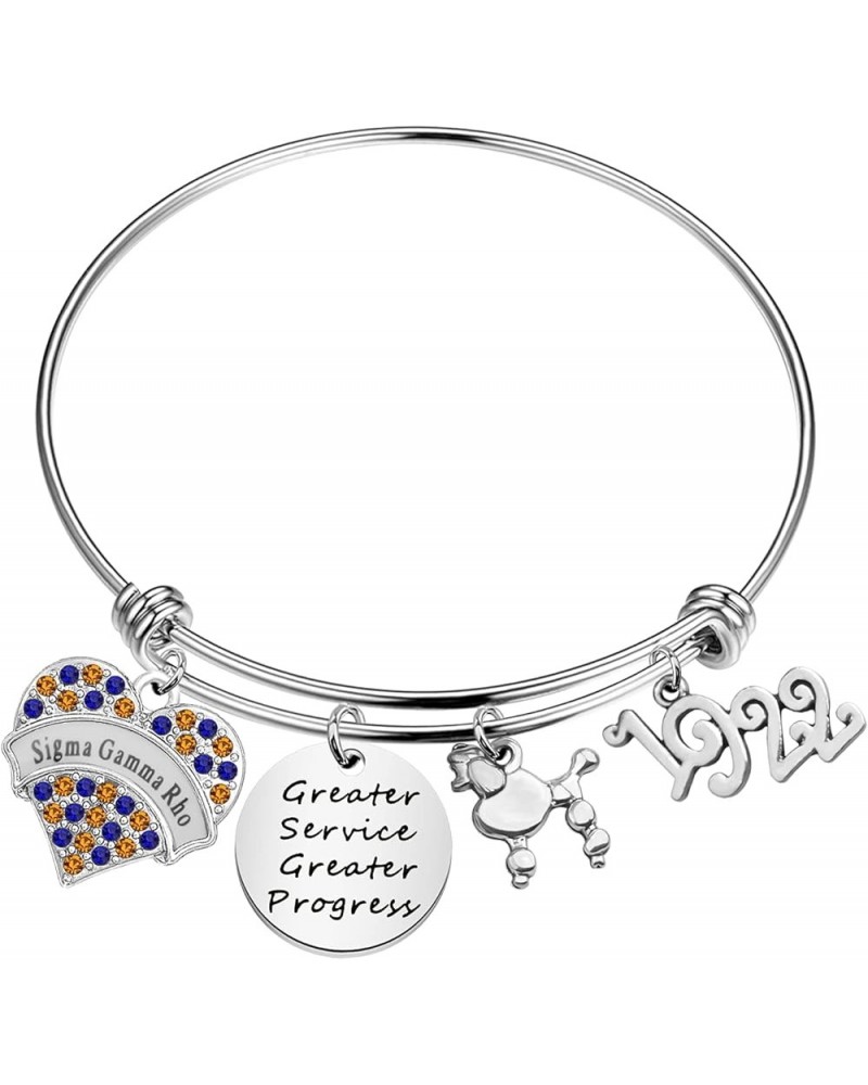 Sorority Gift Greater Service Greater Progress Bracelet SGRHO Sorority Paraphernalia Gift Greater Progress Br $10.73 Bracelets