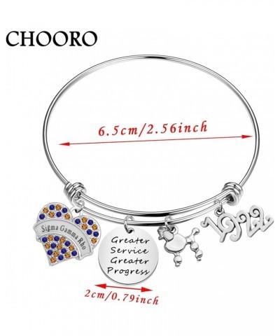 Sorority Gift Greater Service Greater Progress Bracelet SGRHO Sorority Paraphernalia Gift Greater Progress Br $10.73 Bracelets