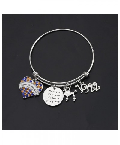 Sorority Gift Greater Service Greater Progress Bracelet SGRHO Sorority Paraphernalia Gift Greater Progress Br $10.73 Bracelets