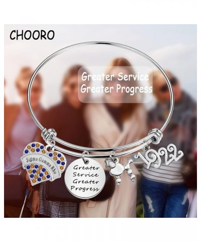 Sorority Gift Greater Service Greater Progress Bracelet SGRHO Sorority Paraphernalia Gift Greater Progress Br $10.73 Bracelets