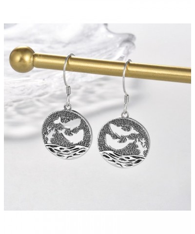 Animal Earrings 925 Sterling Silver Butterfly Frog Whale Seals Bee Lizard Earrings for Women Mother's Day Birthday Jewelry Gi...