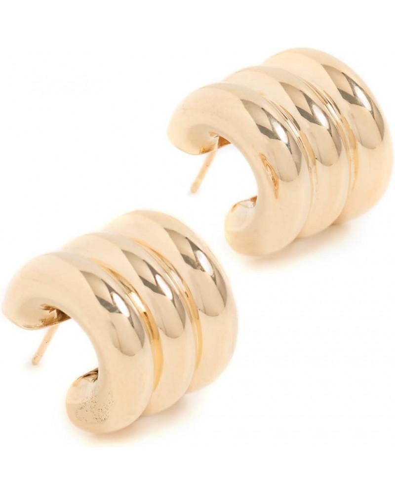 Jewelry Women's Kyle 3/4" Hoops Gold $71.91 Earrings