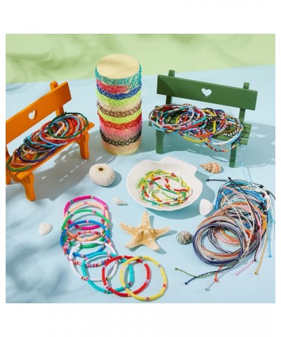 Ankle Bracelets for Women Girls, Handmade Beaded Anklets for Women teens 34PCS Colourful beaded bracelets $5.93 Anklets