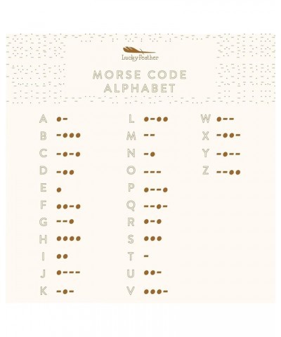 Morse Code Secret Message Necklace DREAMER $11.33 Necklaces