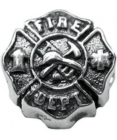 Sterling Silver Fire Dept Shield Compatible Pandora Compatible Bead/Charm $15.36 Bracelets