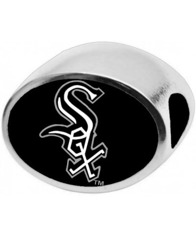 MLB Bead Fits Pandora Style Bracelets Chicago White Sox $18.85 Bracelets