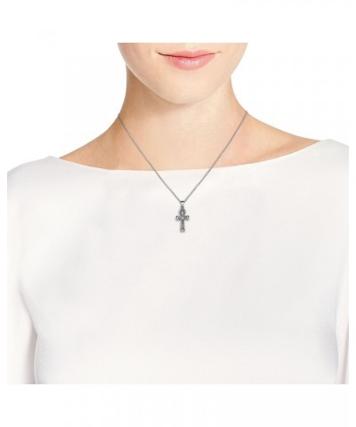 Egyptian Eye of Horus Ankh Cross .925 Sterling Silver Pendant Necklace $16.43 Necklaces