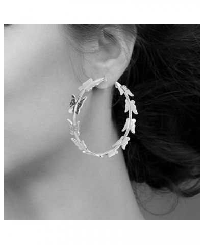 Hoop Earrings for Women, Vintage Multi Layers Alloy Large Circle Ear Drop Dangle Women Hook Earrings Fashion Vintage Circular...