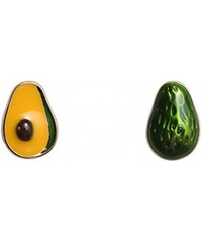 Green Fruit Avocado Stud Earrings for Women Girl - Small Cute Hypoallergenic Earrings for Girls Women Kids Gifts Green Avocad...