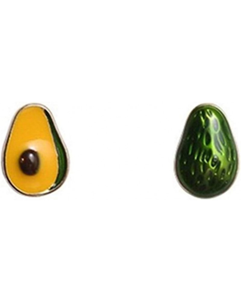 Green Fruit Avocado Stud Earrings for Women Girl - Small Cute Hypoallergenic Earrings for Girls Women Kids Gifts Green Avocad...