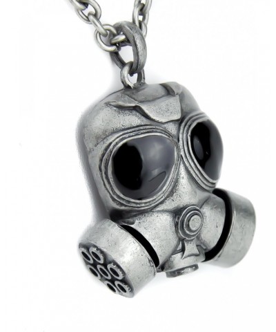 Black Ops Gas Mask Necklace Bio Hazard Cyber Pendant $11.39 Necklaces