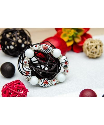 Valentine Bracelet - Heart Bracelet For Women Girls Black White Heart $9.20 Bracelets