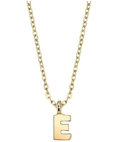 1928 Jewelry Gold-Tone 7mm Initial Pendant Necklace, 20 E $13.33 Necklaces