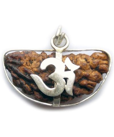 Choose Your Original Lab Certified Rudraksha 1 To 13 Mukhi Ganesha Gauri Shankar Silver Plated Pendant Astrological Shiva Jew...