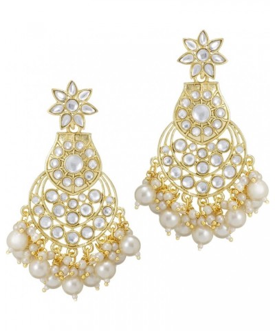 Traditional Maang Tikka With Earring Set Jewelry For Women White 13 $14.85 Jewelry Sets