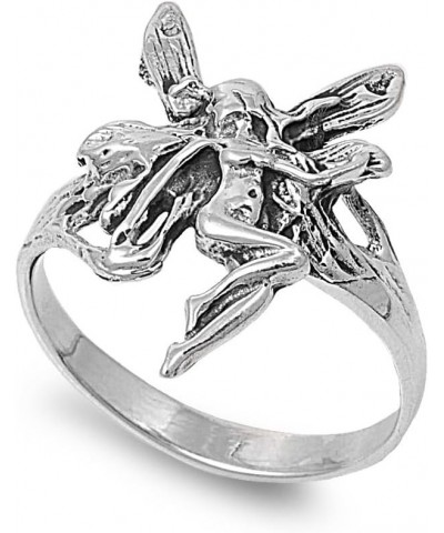 925 Sterling Silver Fairy Goddess Ring $11.28 Rings