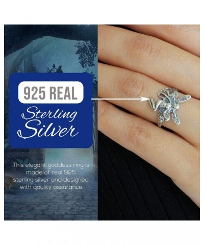 925 Sterling Silver Fairy Goddess Ring $11.28 Rings