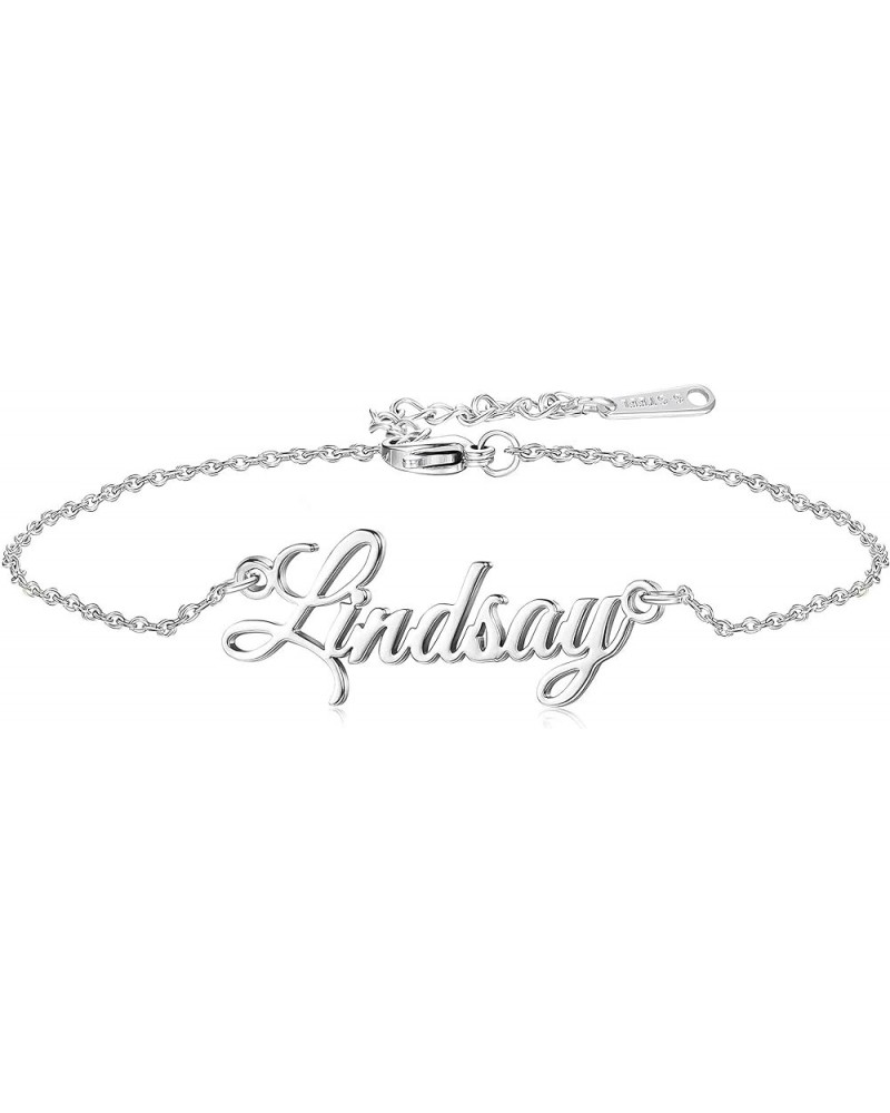 Name Anklet Personalized,Name Anklets for Women ,Custom Anklet,Ankle Bracelet with Name,Anklet Bracelets With Names ,18K Gold...