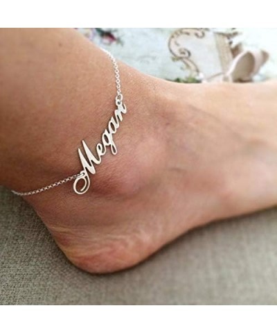 Name Anklet Personalized,Name Anklets for Women ,Custom Anklet,Ankle Bracelet with Name,Anklet Bracelets With Names ,18K Gold...