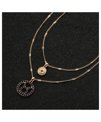 12 Constellation Necklaces Crystal Charm Gold Necklace with Adjustable Length, Star Necklaces for Women Necklace for Women Bi...