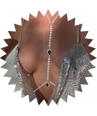 Rhinestone Body Chain Crystal Body Jewelry Shining Body Chains Luxury Rhinestone Waist Body Chain Festival Party Body Jewelry...