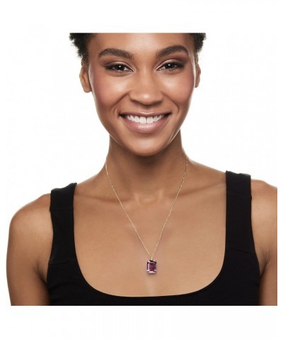 10.00 Carat Amethyst Pendant Necklace in 14kt Yellow Gold. 18 inches $138.60 Necklaces