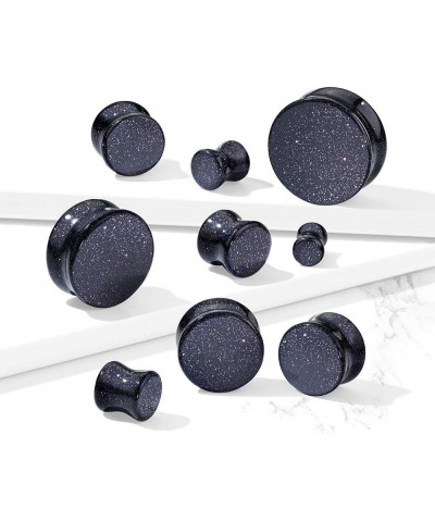 Natural Blue Sand Stone Double Flared Saddle Plug Gauges, Sold as a Pair 12mm (1/2") $10.13 Body Jewelry