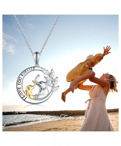 Elephant/Cat/Turtle 925 Sterling Silver Pendant Necklaces Gifts for Women Teen Girls Elephant 1 $11.00 Necklaces