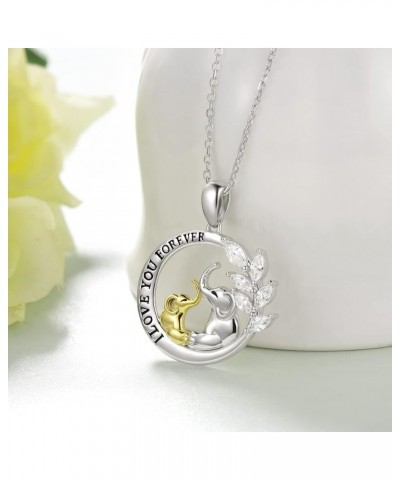 Elephant/Cat/Turtle 925 Sterling Silver Pendant Necklaces Gifts for Women Teen Girls Elephant 1 $11.00 Necklaces