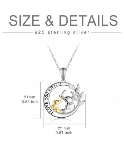 Elephant/Cat/Turtle 925 Sterling Silver Pendant Necklaces Gifts for Women Teen Girls Elephant 1 $11.00 Necklaces