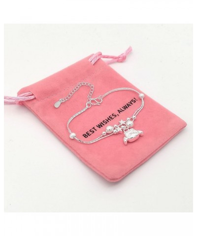 Cute Adjustable Anime Charm Bracelet, Kawaii Kitty Cartoon Star Charm Bracelet for Women Girl Trendy Melody $8.39 Bracelets