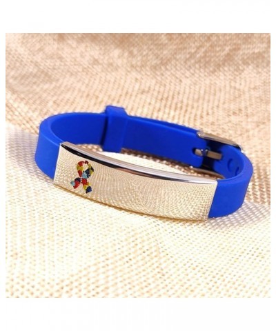 Personalized Autism Autistic Aspergers Bracelet for Teen Boys Girls Womens,Custom Autism Medical Alert ID Bracelets Adjust Si...