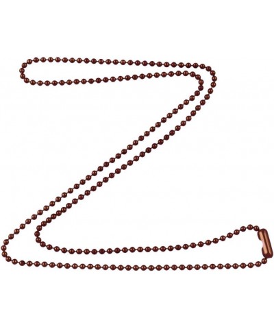 1.8mm Fine Antique Copper Ball Chain Necklace with Extra Durable Color Protect Finish 26 Inches $10.77 Necklaces
